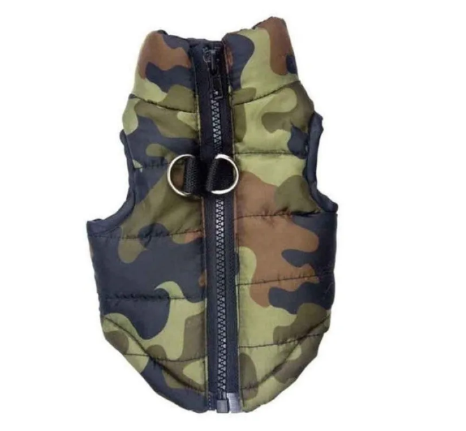 Print Dog Vest Jacket