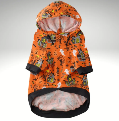 Lightweight Hooded Tee Organic Cotton Dog Hoodie Pet Coat