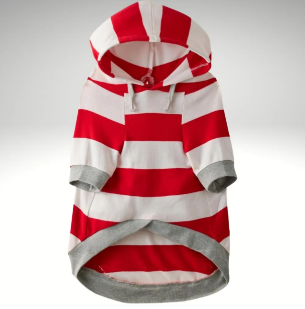 Lightweight Hooded Tee Organic Cotton Dog Hoodie Pet Coat