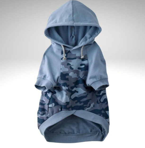 Lightweight Hooded Tee Organic Cotton Dog Hoodie Pet Coat