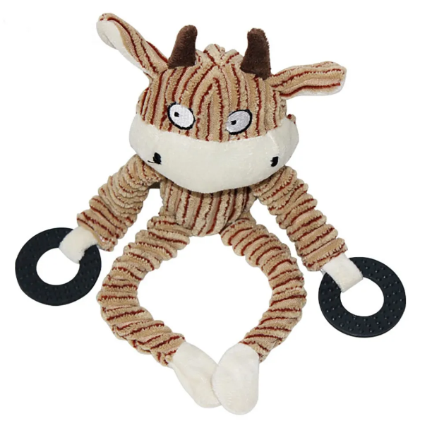 Squeak Animal-Shaped Toys For Dogs