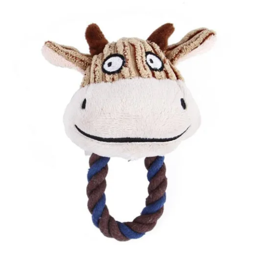 Squeak Animal-Shaped Toys For Dogs