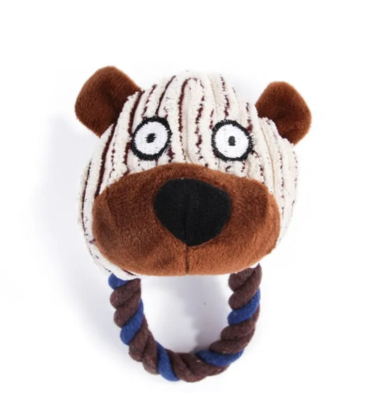 Squeak Animal-Shaped Toys For Dogs